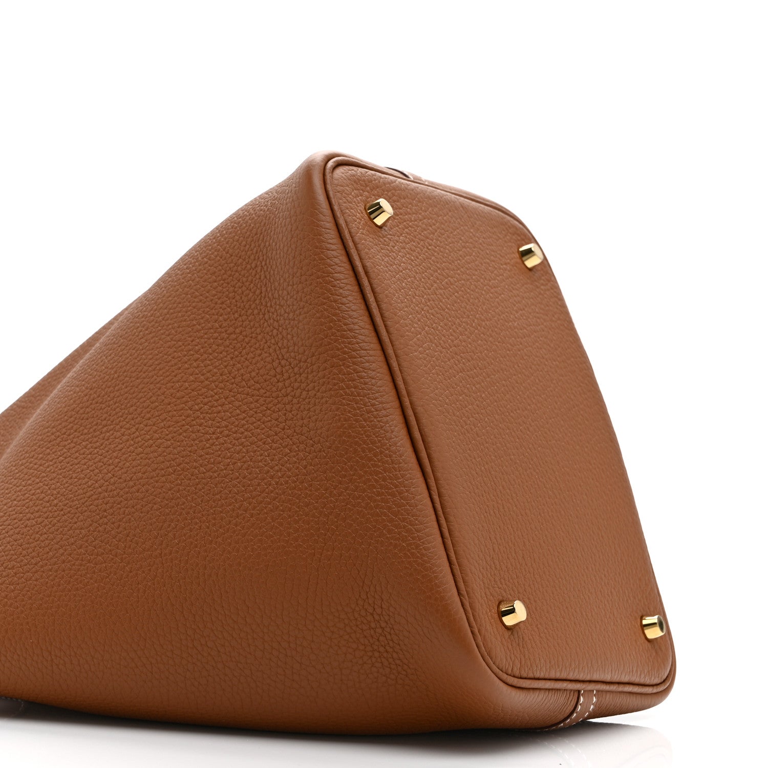 Hermes Taurillon Clemence Picotin Lock 22 MM Gold 9 of 10
