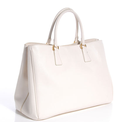 Prada Saffiano Lux Large Tote Bianco 3 of 12