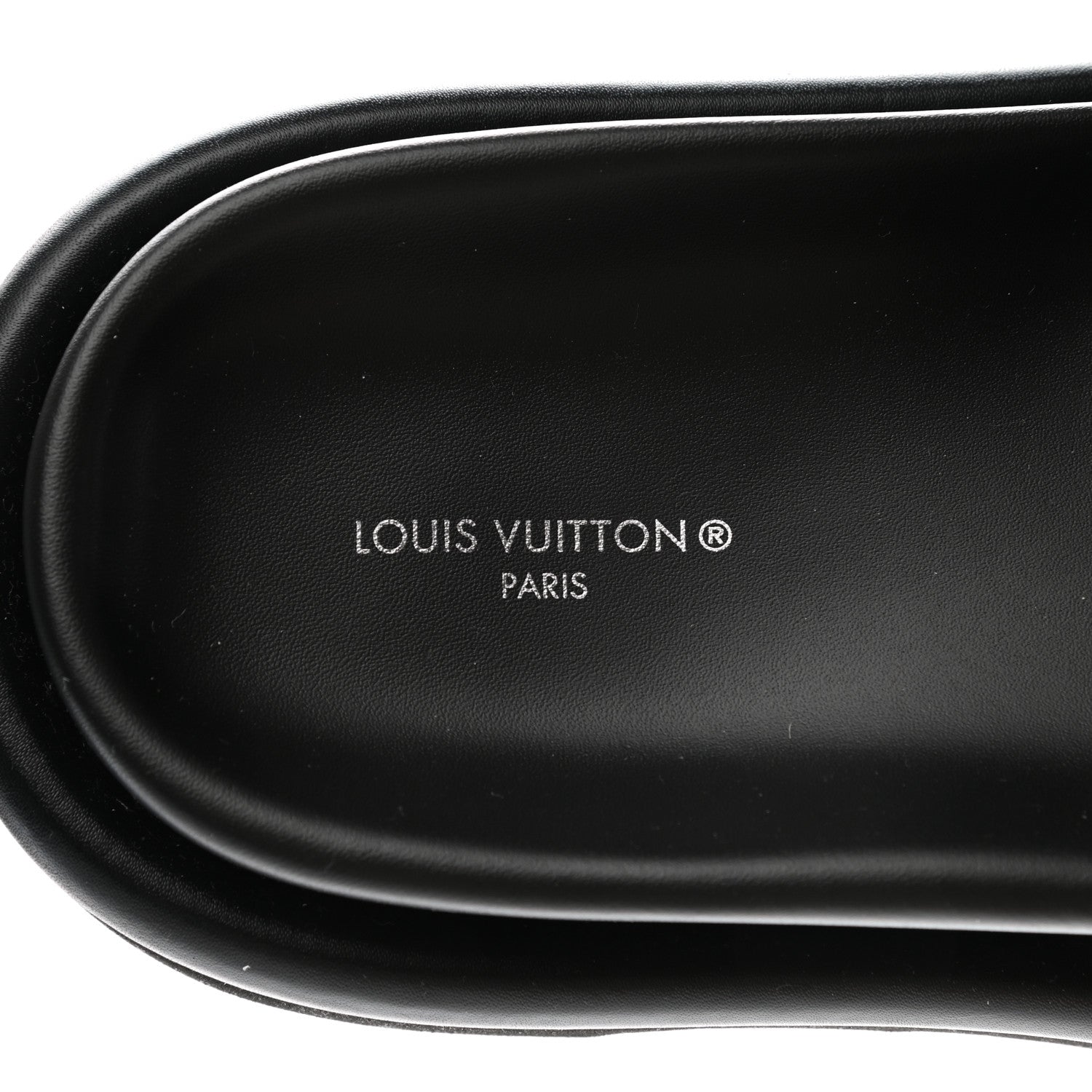 Louis Vuitton Technical Fabric Embossed Monogram Pool Pillow Comfort Mule 40 Black 6 of 8