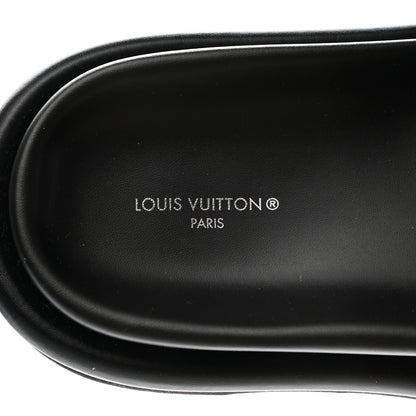 Louis Vuitton Technical Fabric Embossed Monogram Pool Pillow Comfort Mule 40 Black 6 of 8