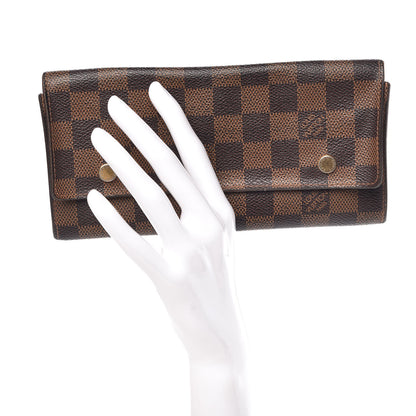 Louis Vuitton Damier Ebene Portefeuille Long Modulable Wallet 2 of 9