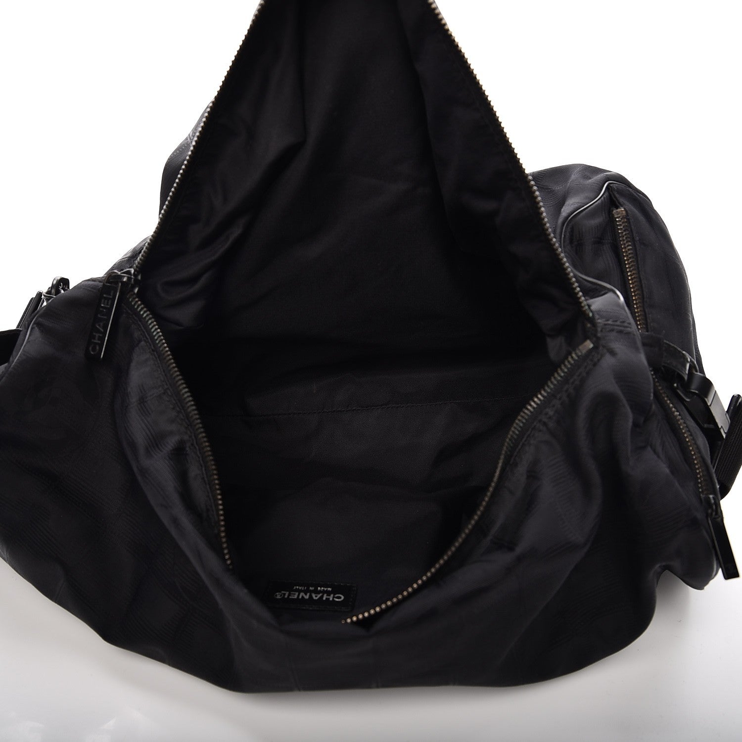 Chanel Nylon Travel Duffle Black 5 of 11