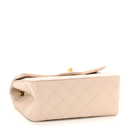 Chanel Aged Calfskin Quilted 2.55 Reissue Mini Flap Light Beige 4 of 10