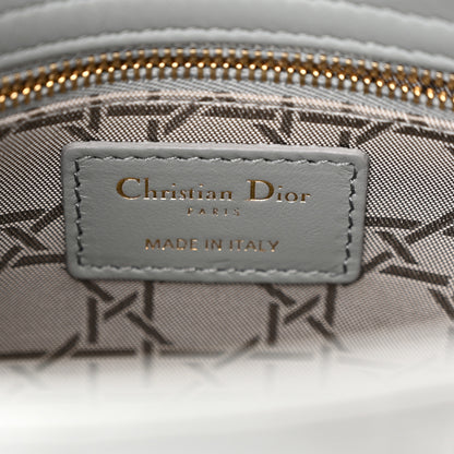 Christian Dior Lambskin Cannage Small My ABCDior Lady Dior Grey 6 of 11