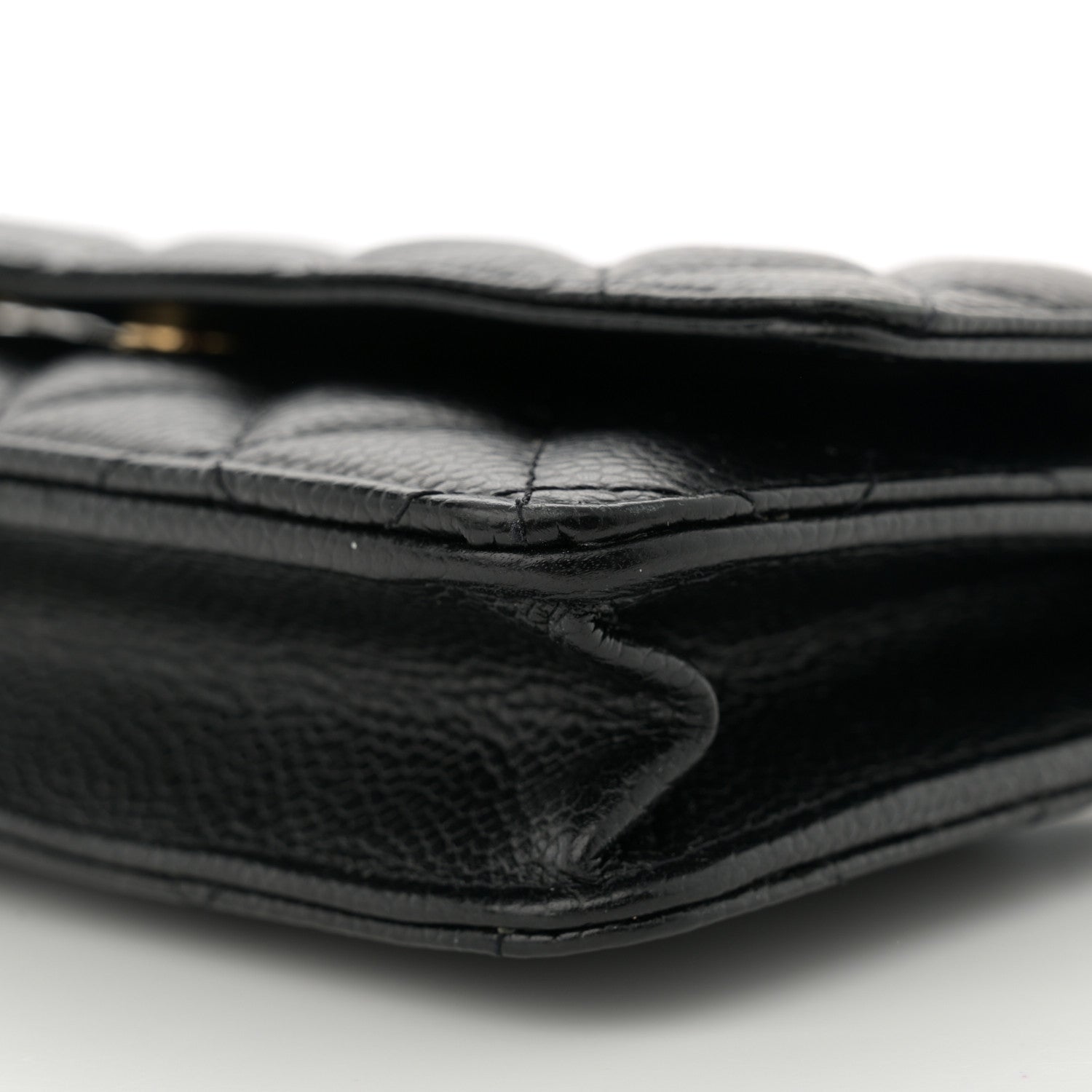 Chanel Caviar Quilted Wallet on Chain WOC Black 10 of 13