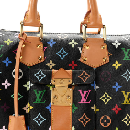 Louis Vuitton Monogram Multicolor Speedy 30 Black 6 of 9