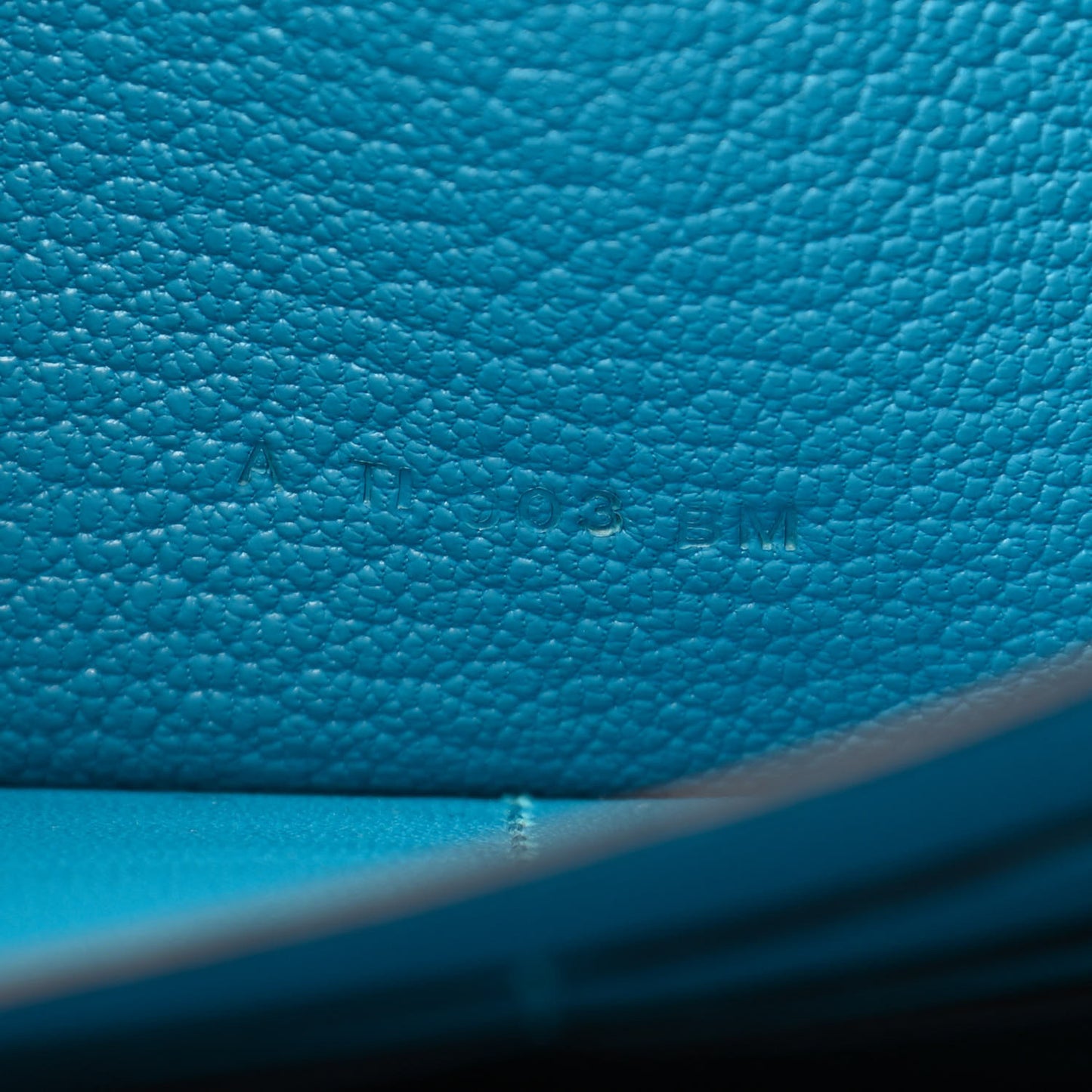 Chevre Mysore Kelly Longue Wallet Bleu Zanzibar