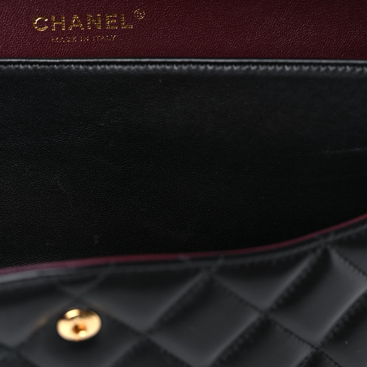 Chanel Lambskin Quilted Jumbo Double Flap Black 10 of 14