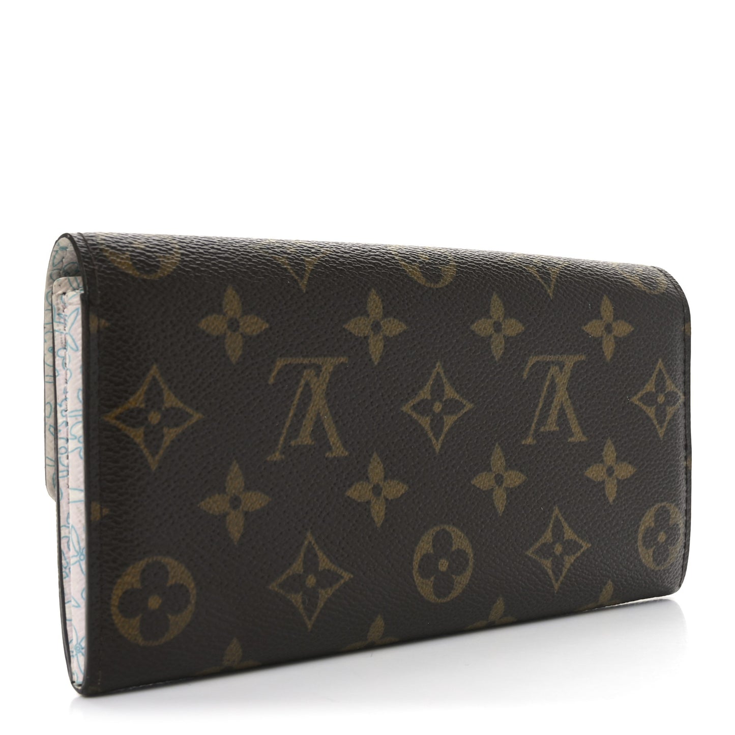 Monogram Fleuri Sarah Wallet Rose