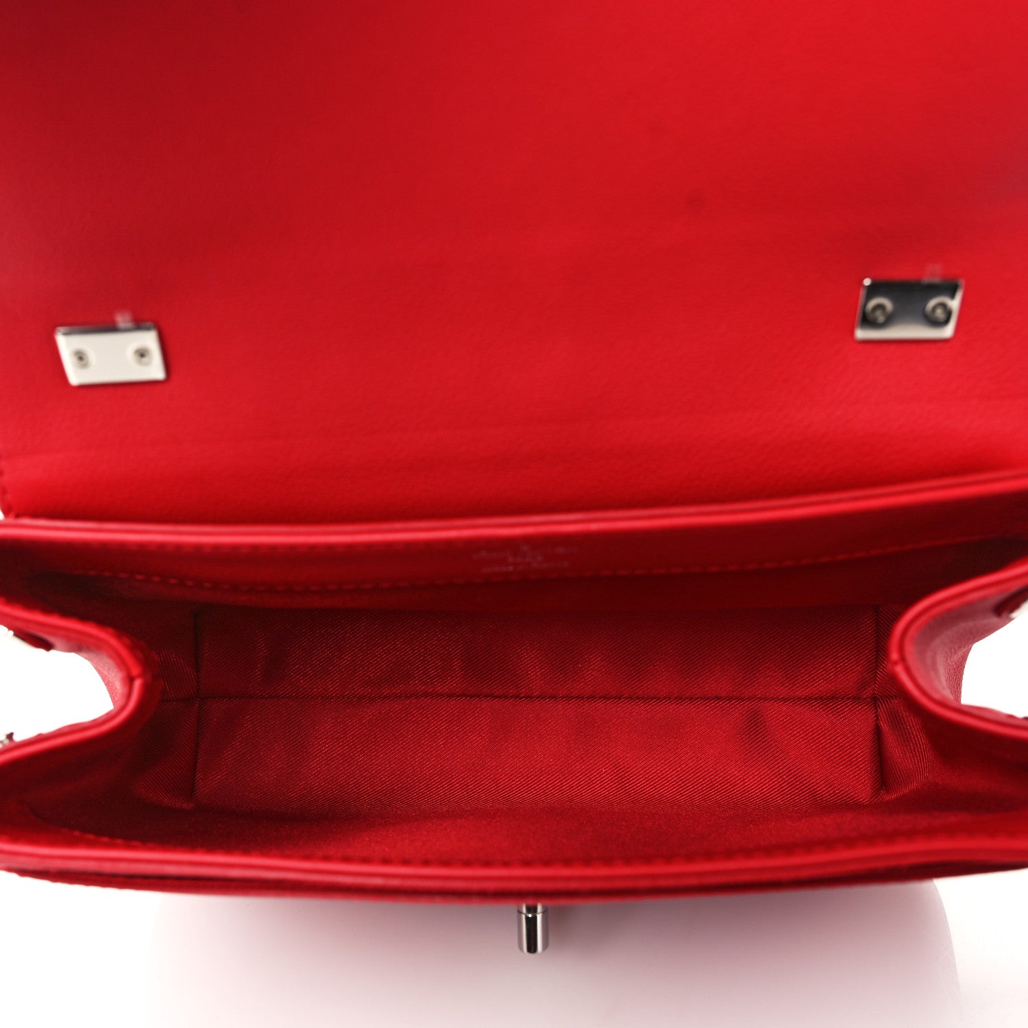 Louis Vuitton Calfskin Lockme II Chain Bag BB Rubis 5 of 6