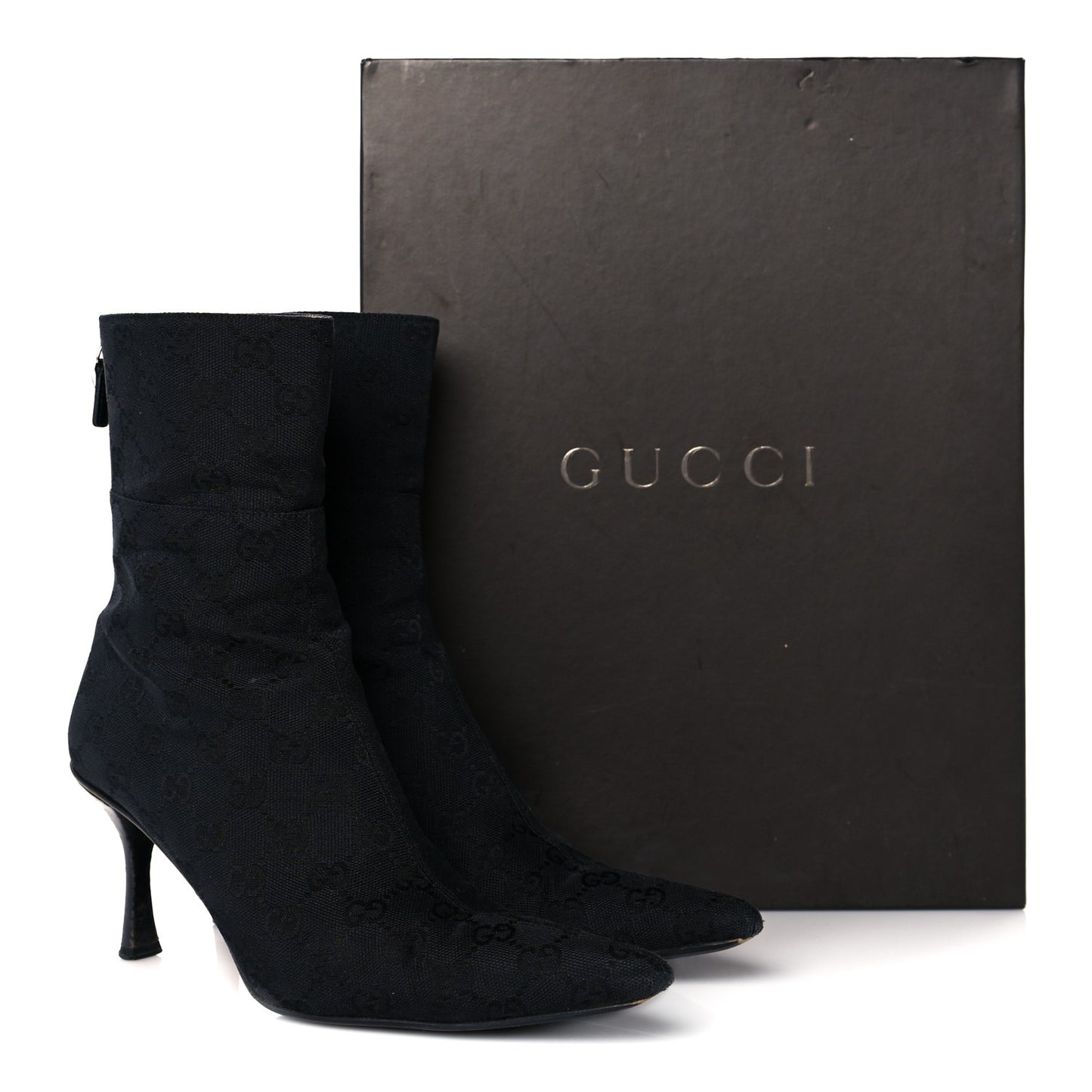 Monogram Tess S Gomma Boots 8.5 Black