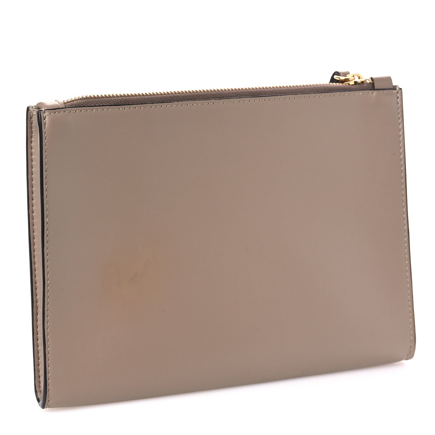 Stella McCartney Alter Nappa Perforated Logo Pouch Beige 3 of 8