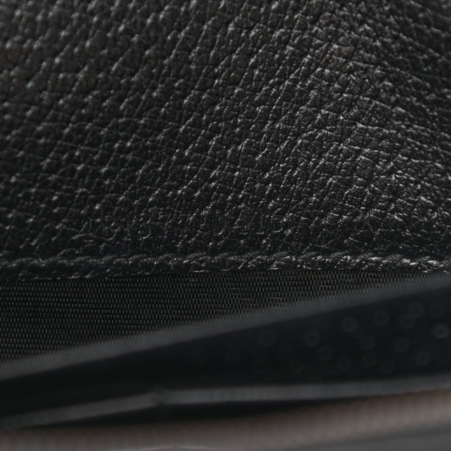 Calfskin Web Mini Dionysus Chain Wallet Black