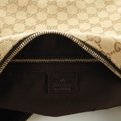 Gucci Monogram Medium Horsebit Chain Hobo Dark Brown 6 of 7