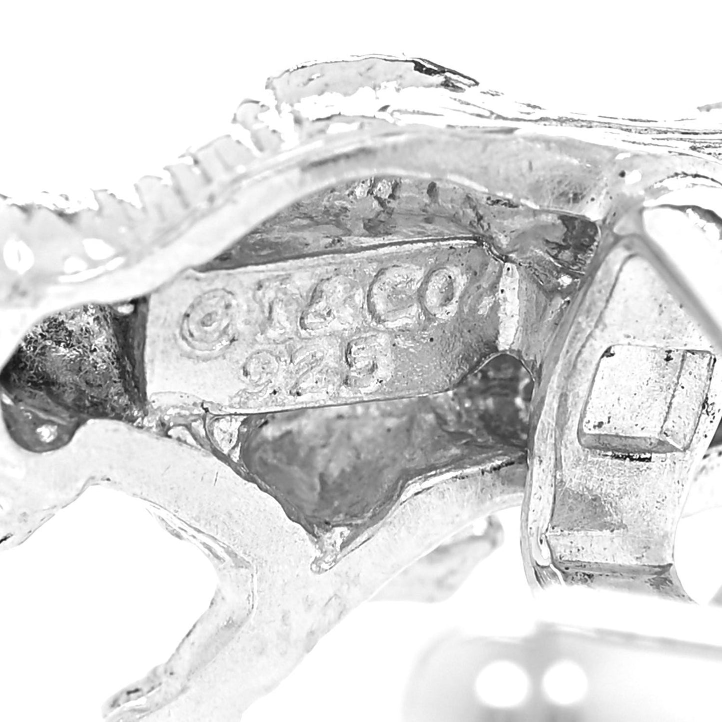 Sterling Silver Bear And Bull Cufflinks