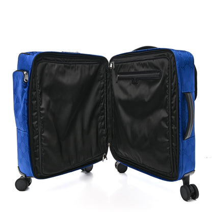 Gucci Econyl Nylon Monogram Off The Grid Suitcase Guilted Blue Black 6 of 24