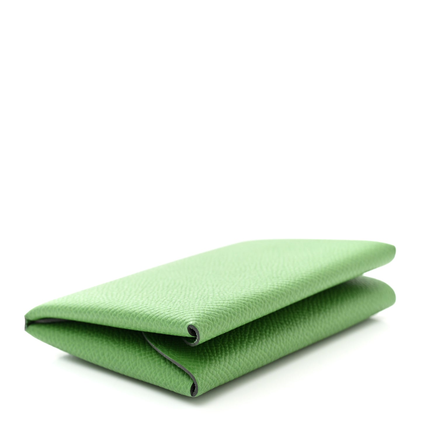 Epsom Calvi Duo Card Case Vert Yucca