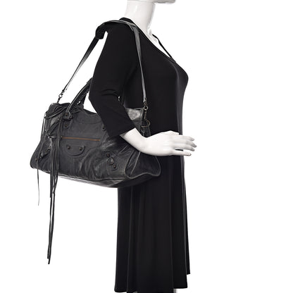 Balenciaga Agneau Classic Hardware Part Time Anthracite 2 of 13