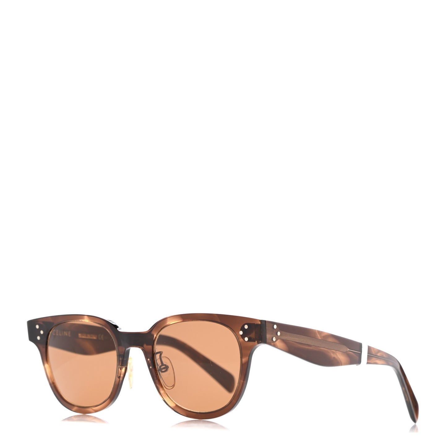 Acetate Studded Sunglasses CL 41459 Beige