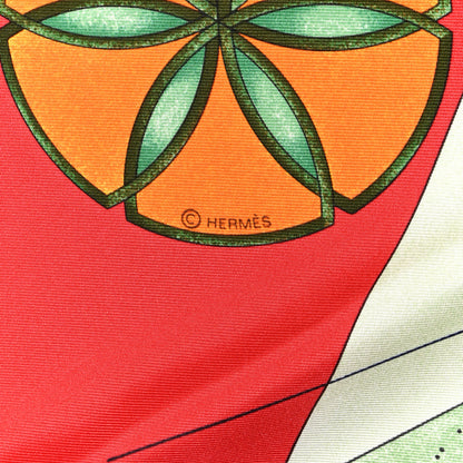 Hermes Silk La Danse Du Cosmos Scarf 90 4 of 5