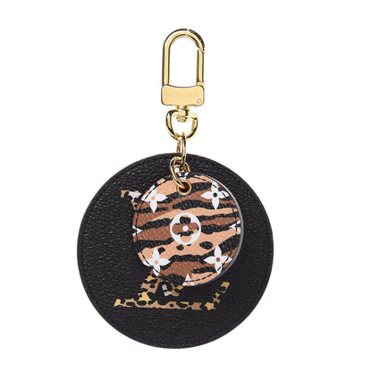 Louis Vuitton Monogram Giant Jungle Bag Charm Key Holder Black 2 of 6