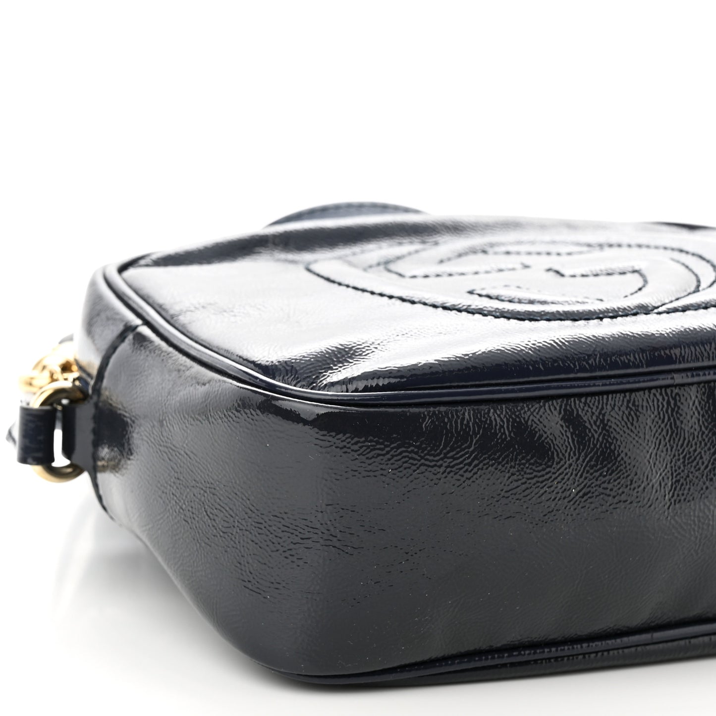 Vernice Naplack Small Soho Disco Bag Uniform Blue