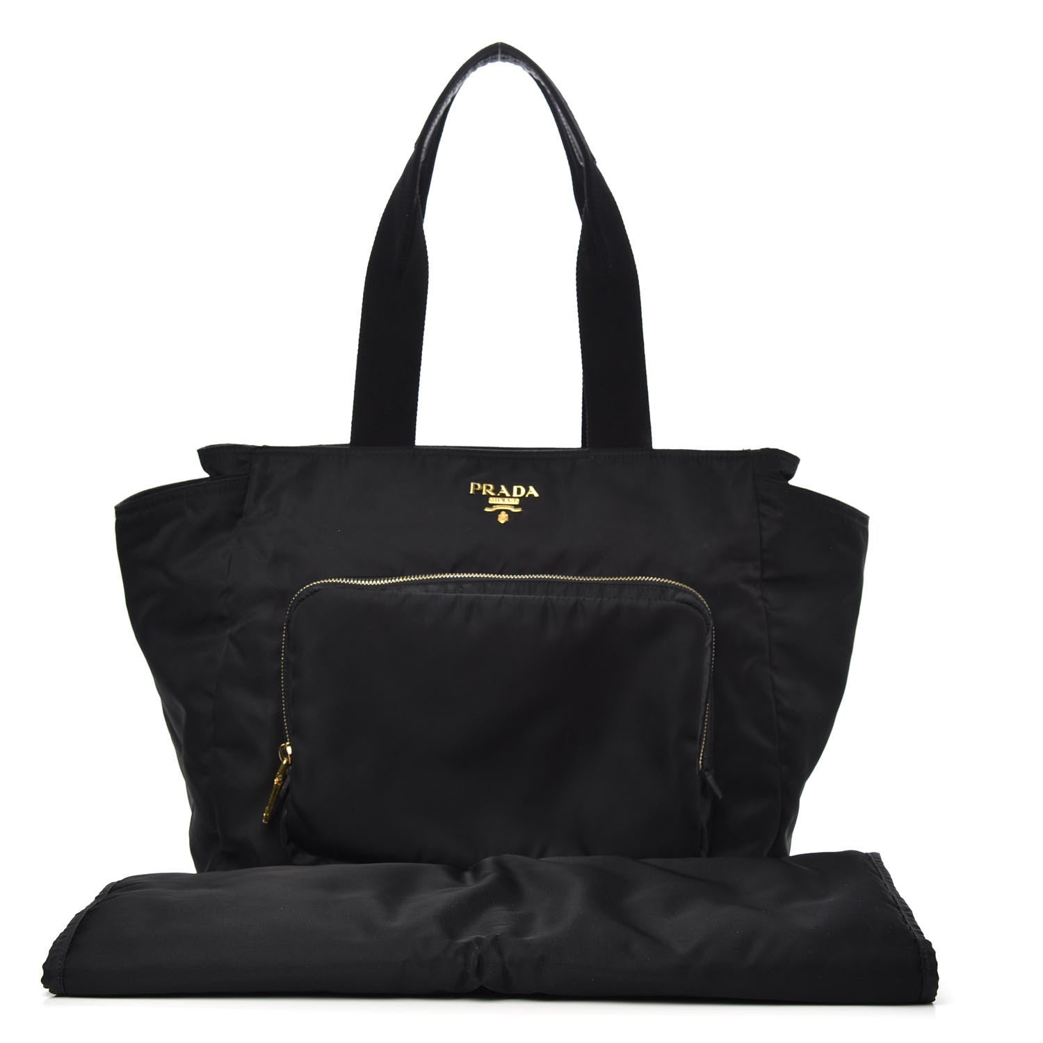 Prada Tessuto Nylon Diaper Bag Black 3 of 11