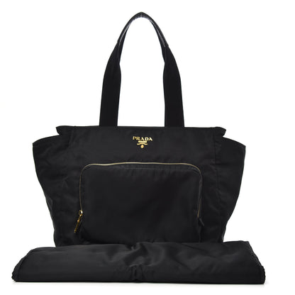 Prada Tessuto Nylon Diaper Bag Black 3 of 11