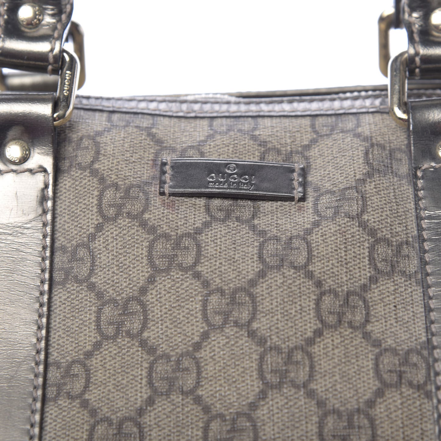 GG Plus Monogram Medium Joy Boston Pewter