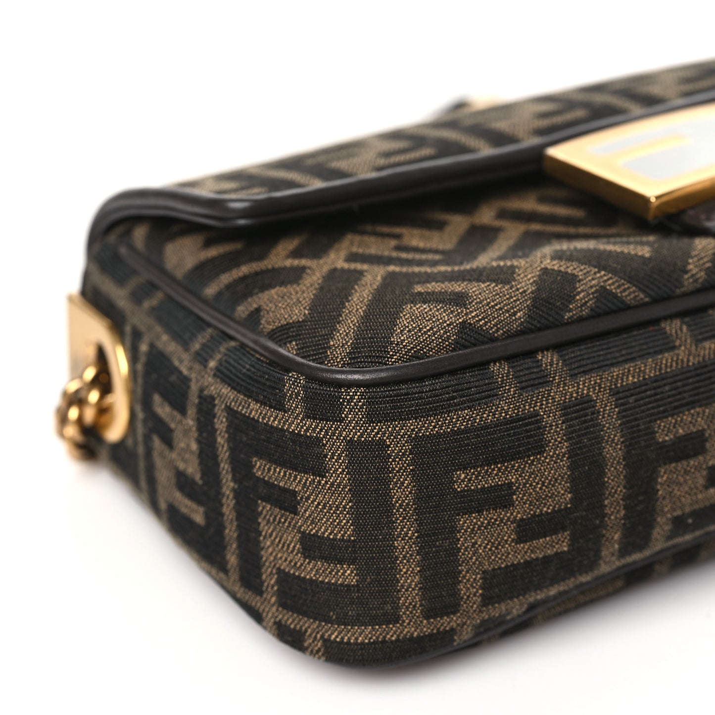 Fabric Jacquard FF 1974 Midi Chain Baguette Tobacco Moro