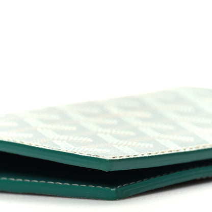 Goyard Goyardine Moliere Wallet Green 8 of 10