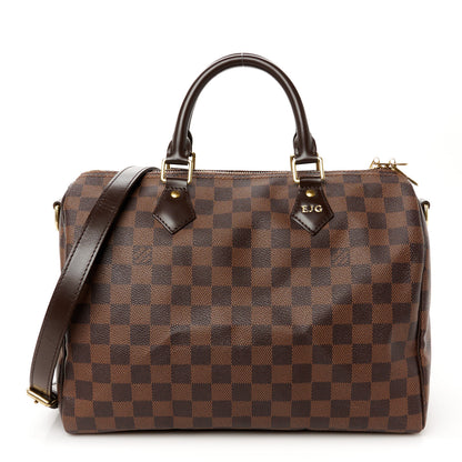 Louis Vuitton Damier Ebene Speedy Bandouliere 30 1 of 15