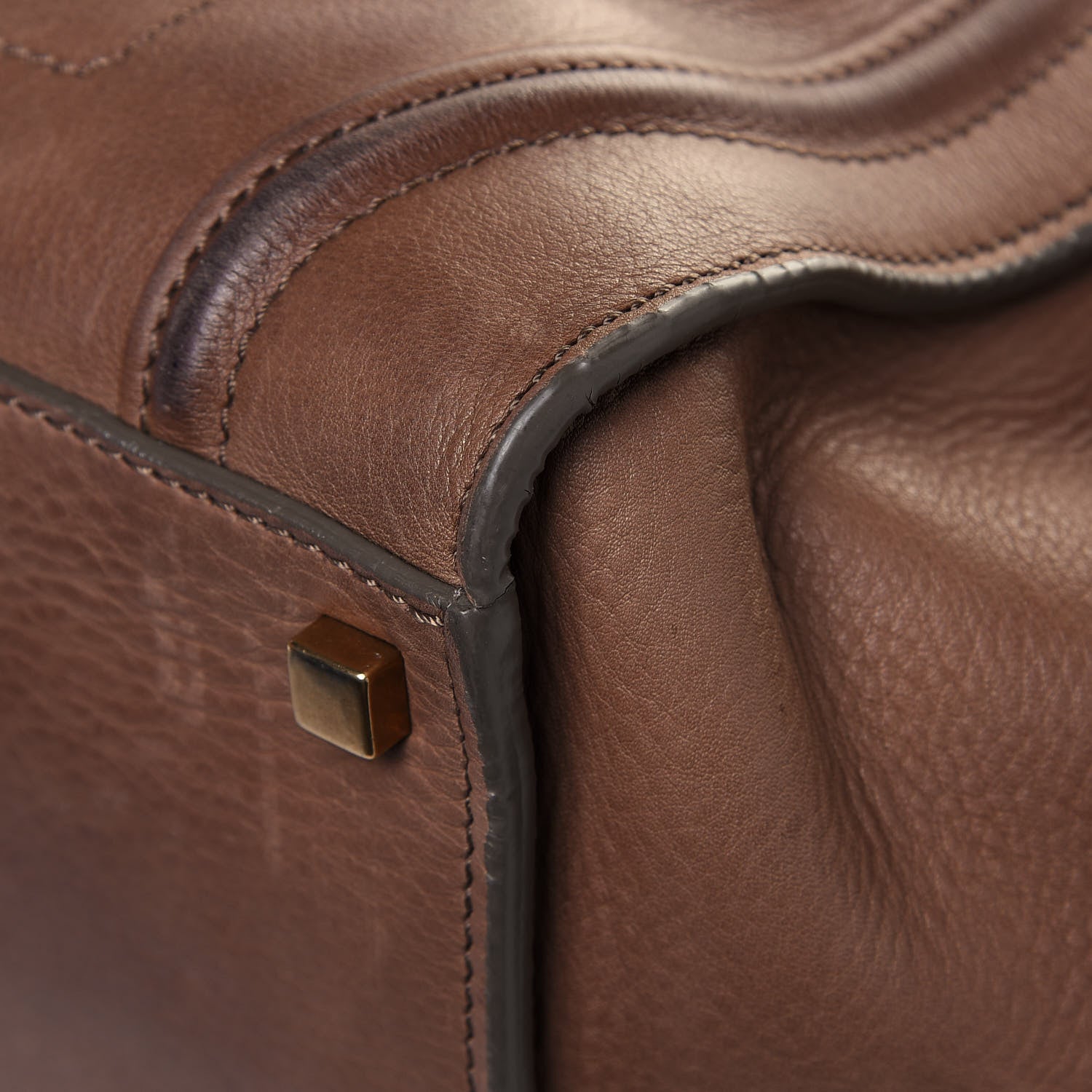 Celine Supple Calfskin Medium Phantom Luggage Taupe 9 of 20