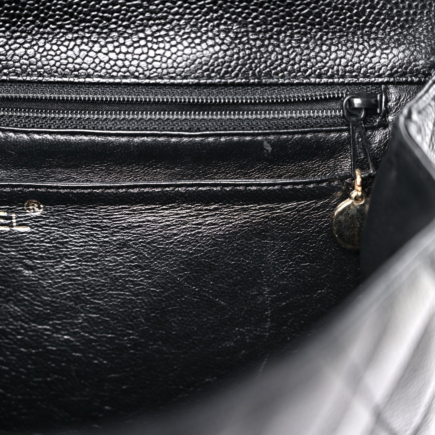 Chanel Caviar Quilted Jumbo Kelly Flap Black 14 of 18