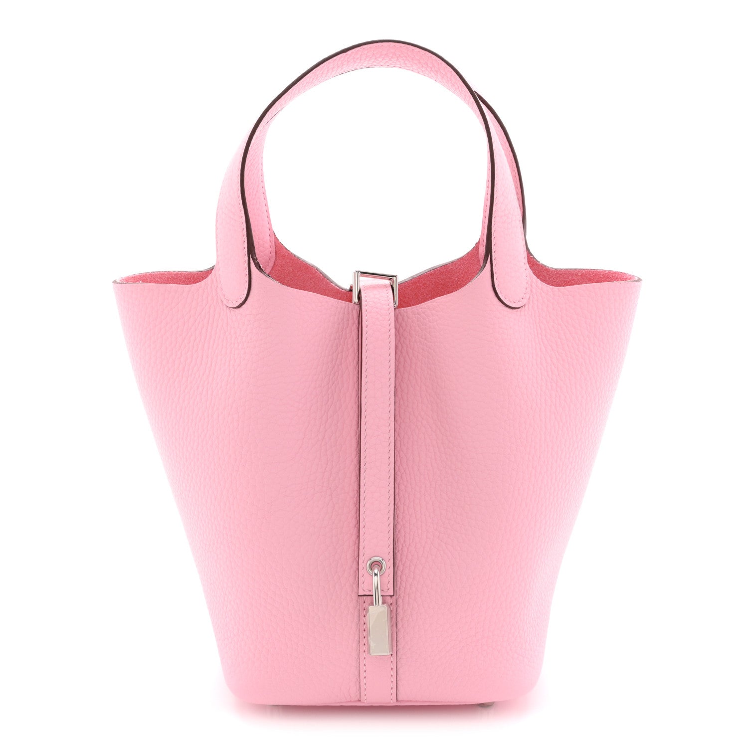 Hermes Taurillon Clemence Picotin Lock 18 PM Rose Sakura 1 of 11