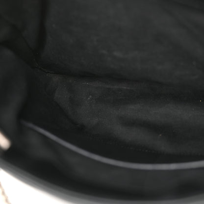 Saint Laurent Calfskin Y Quilted Monogram Large Loulou Shopper Black 12 of 14