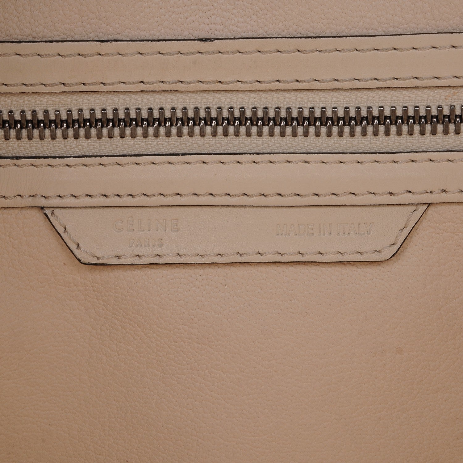 Celine Smooth Calfskin Mini Luggage Ivory 6 of 17