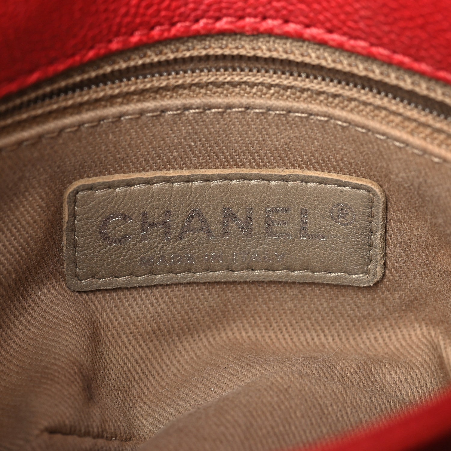 Chanel Caviar Quilted Mini Simply CC Flap Red 6 of 14