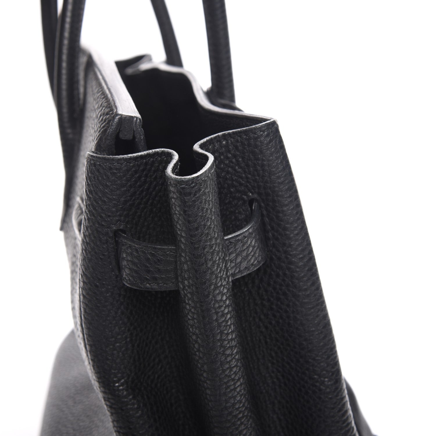 Hermes Taurillon Clemence Birkin 35 Black 10 of 25