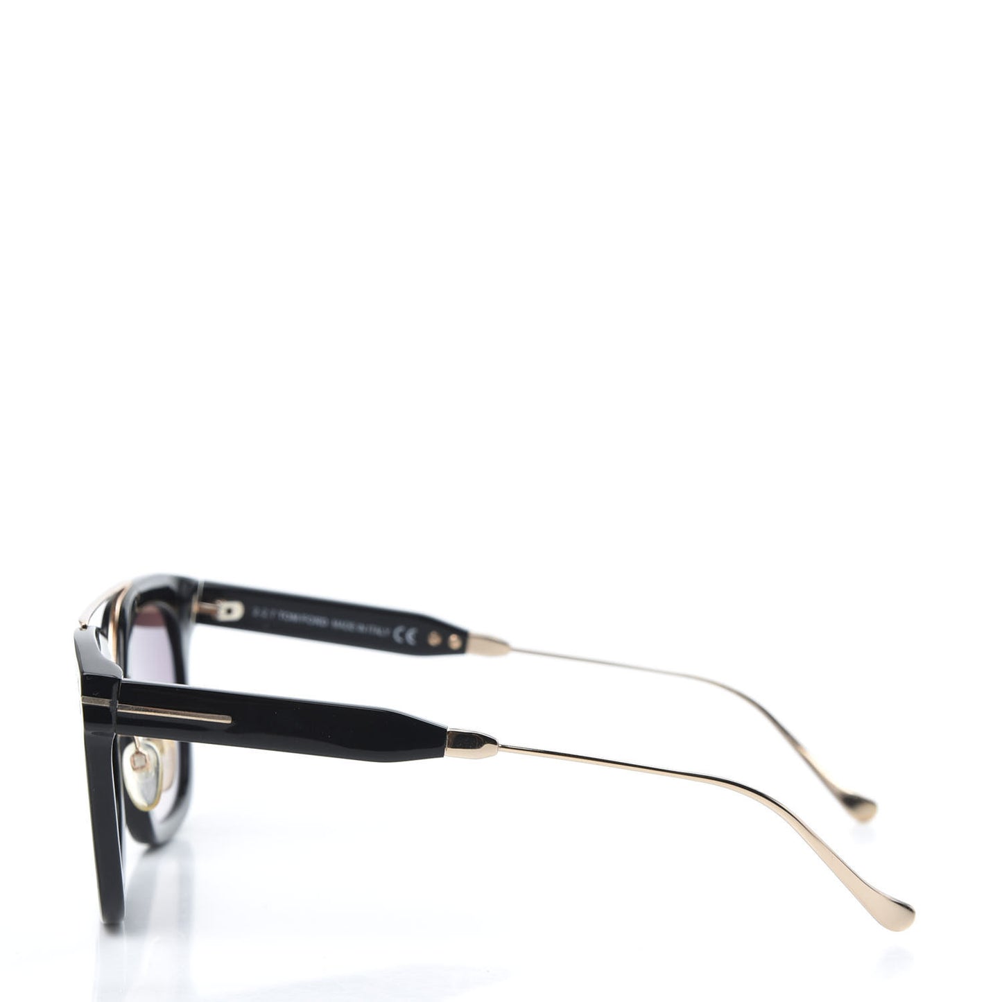 Alex Squared Sunglasses TF541 Shiny Black Gradient Brown