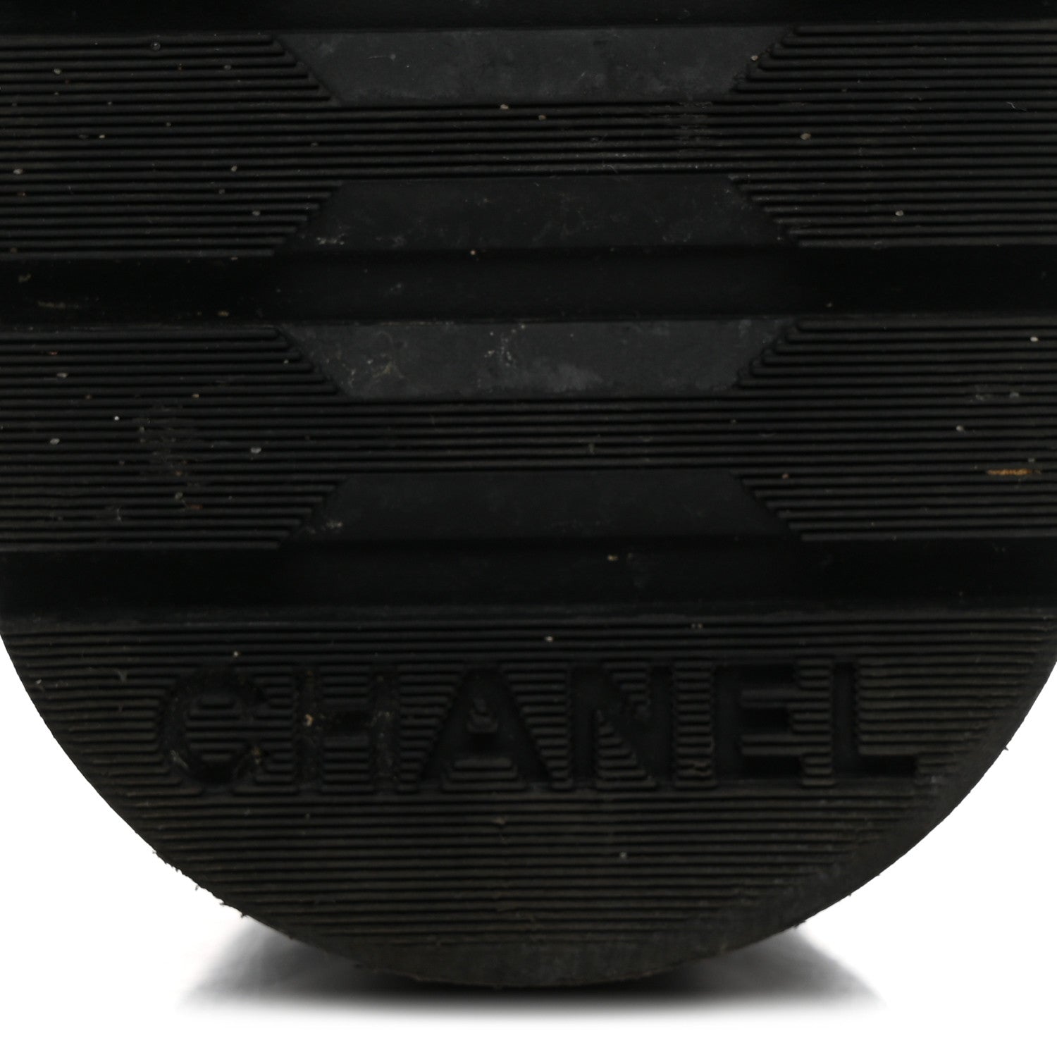Chanel Shiny Calfskin Quilted Lace Up Combat Boots 36 Black 7 of 9