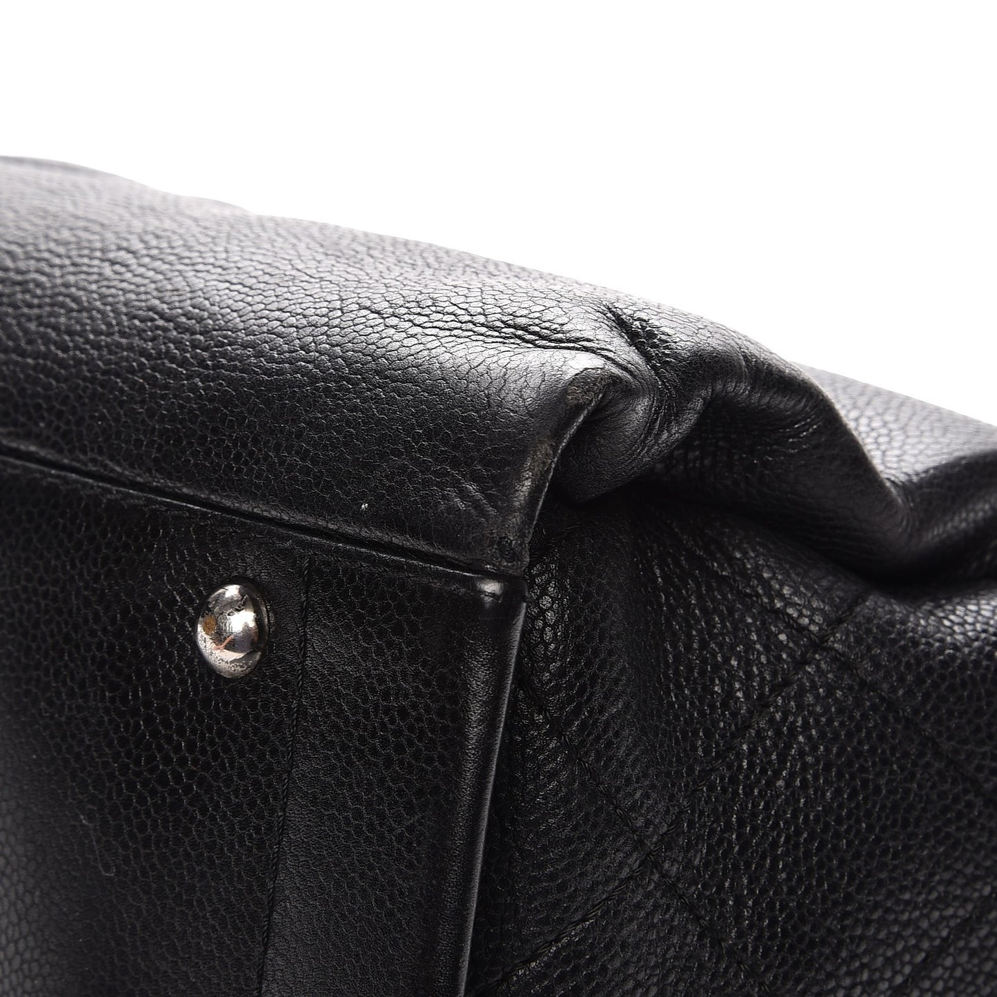 Caviar Executive Cerf Shopper Tote Black