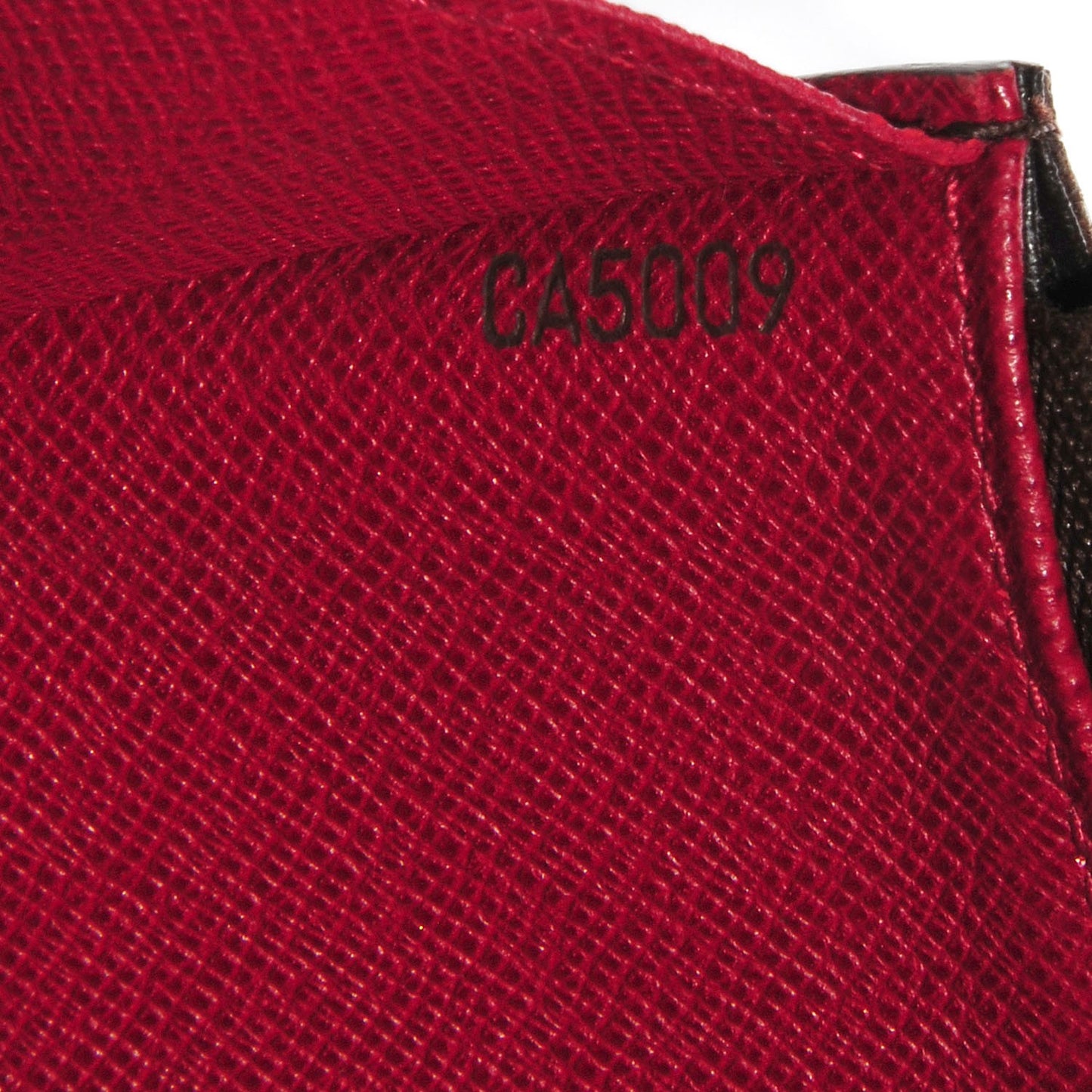 Monogram Emilie Wallet Red