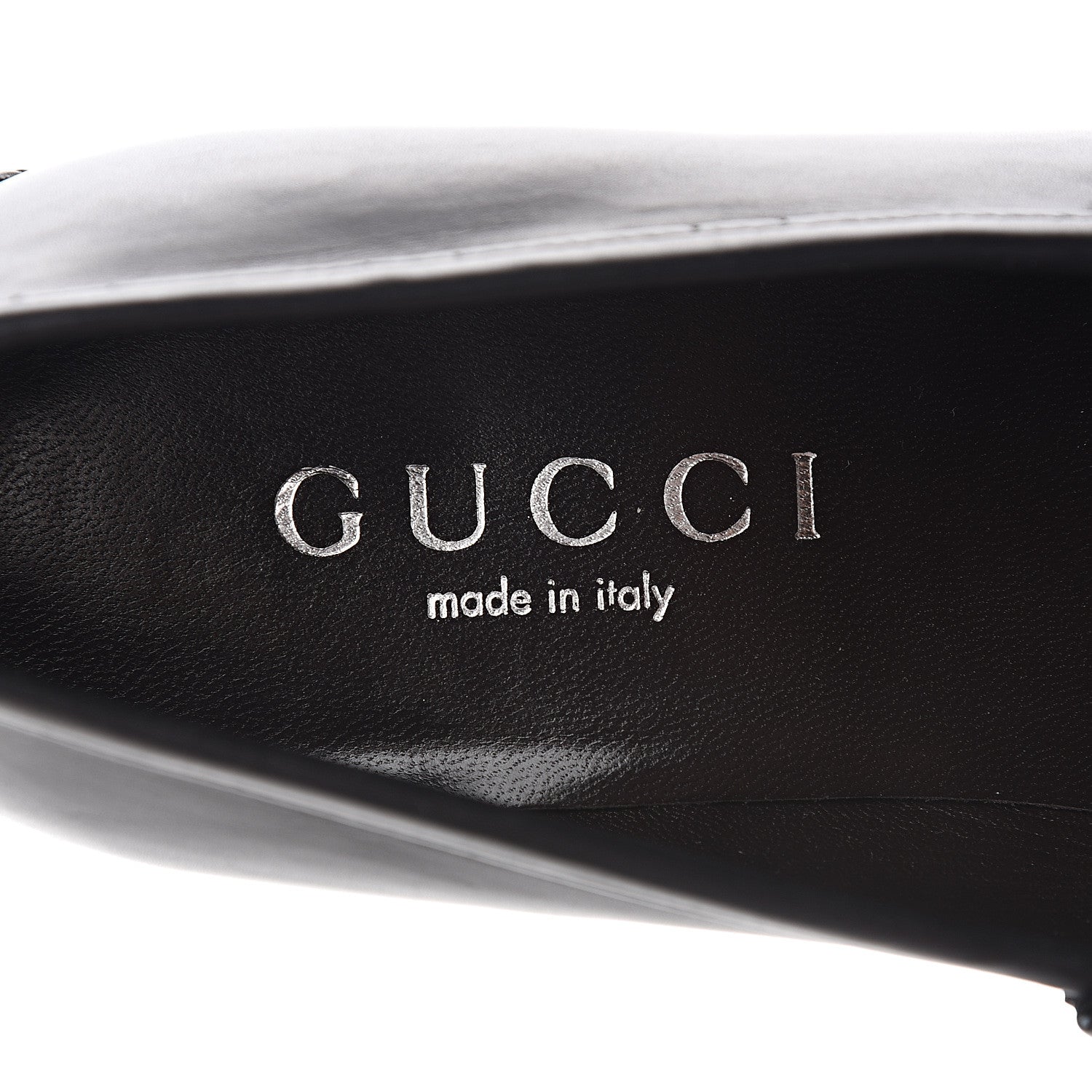 Gucci Calfskin Mens 1953 Horsebit Loafers 10.5 Black 7 of 9