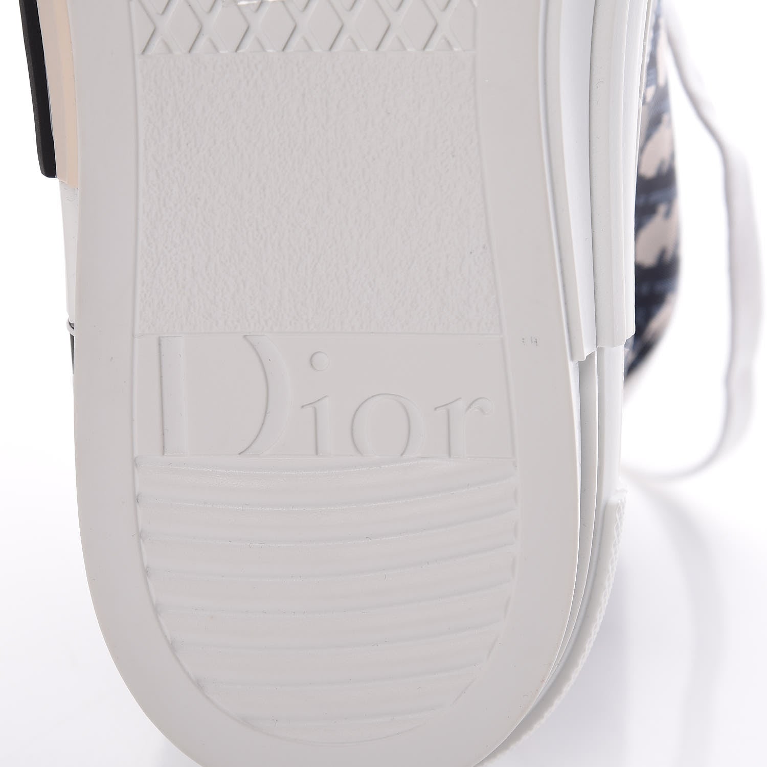 Christian Dior Canvas Oblique Mens B23 High Top Sneakers 46 White 9 of 15