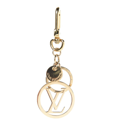 Louis Vuitton LV Circle Bag Charm Key Holder Gold 1 of 2