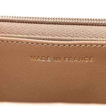 Chanel Caviar Quilted Wallet on Chain WOC Dark Beige 7 of 12