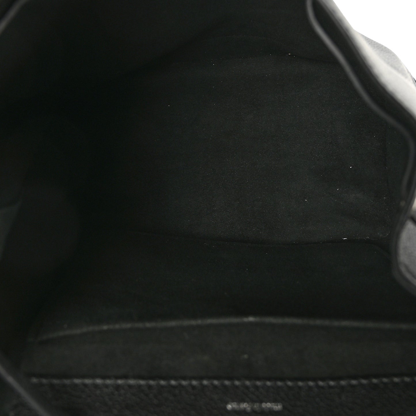 Calfskin Lockme Backpack Black