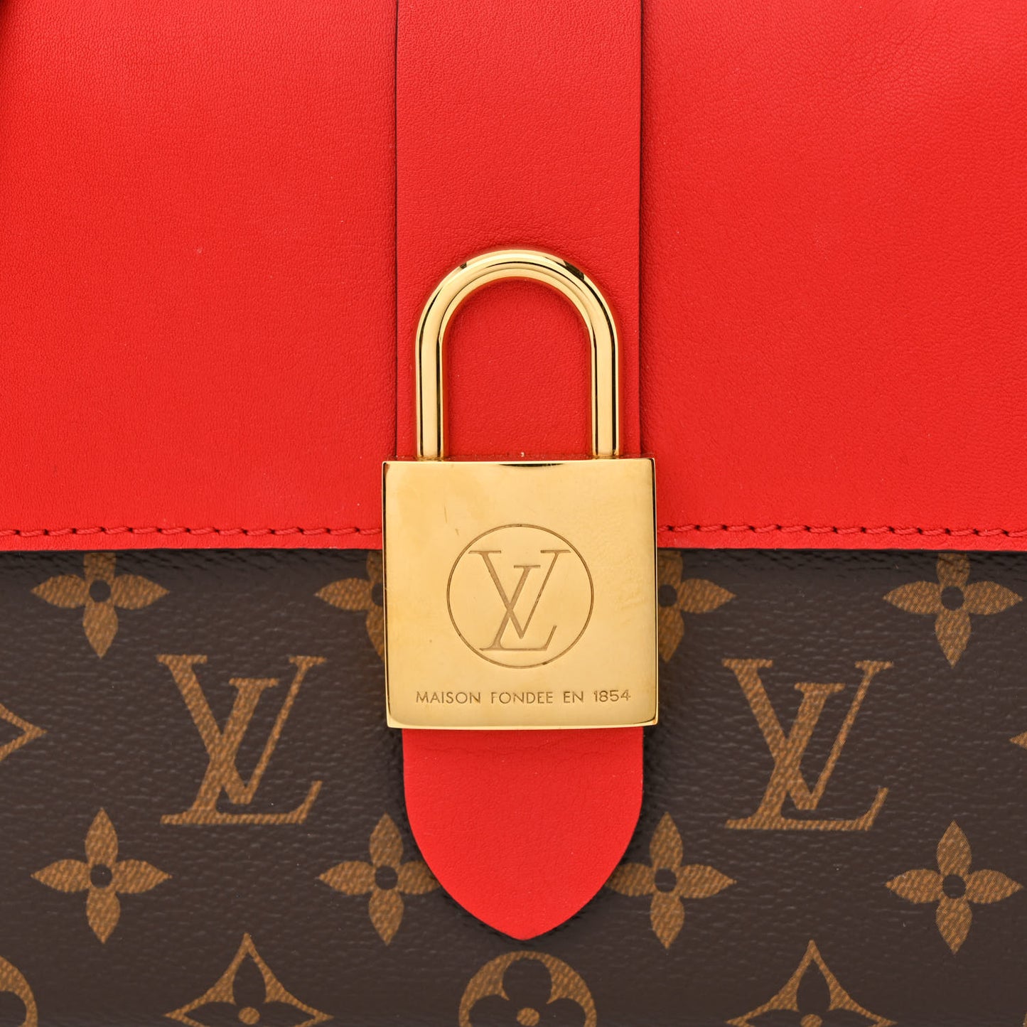 Monogram Locky BB Coquelicot