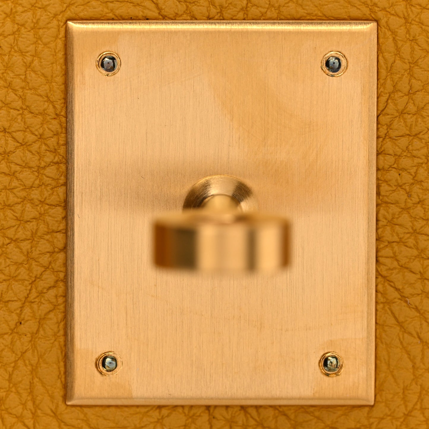 Togo Bi Color Horseshoe Birkin 35 Jaune Ambre Gold